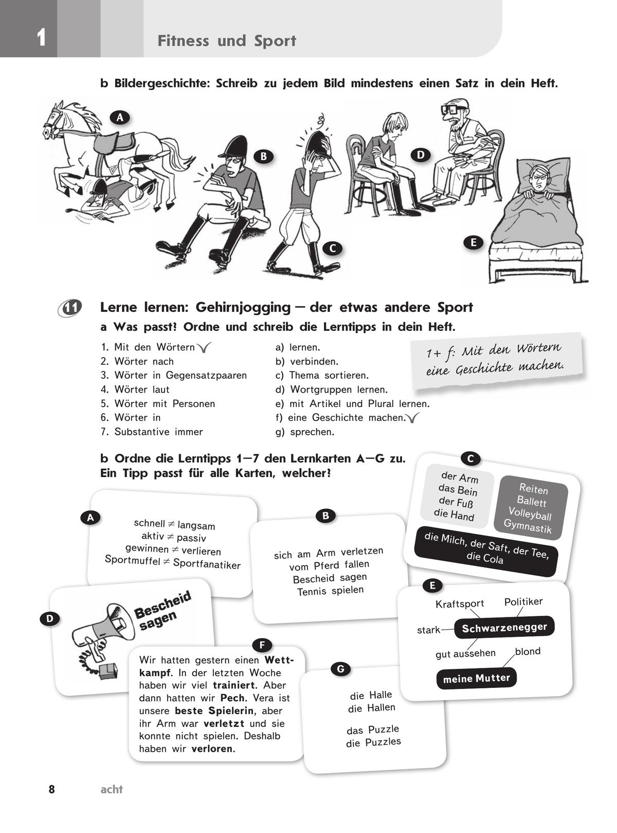 Немецкий язык. Второй иностранный язык. Рабочая тетрадь. 8 класс 3