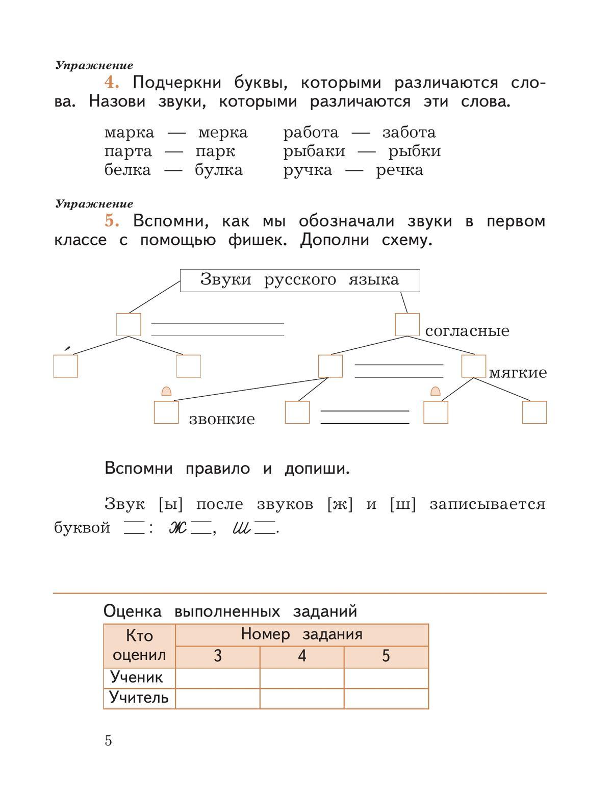 Русский язык. 2 класс. Учусь писать без ошибок. Рабочая тетрадь 6