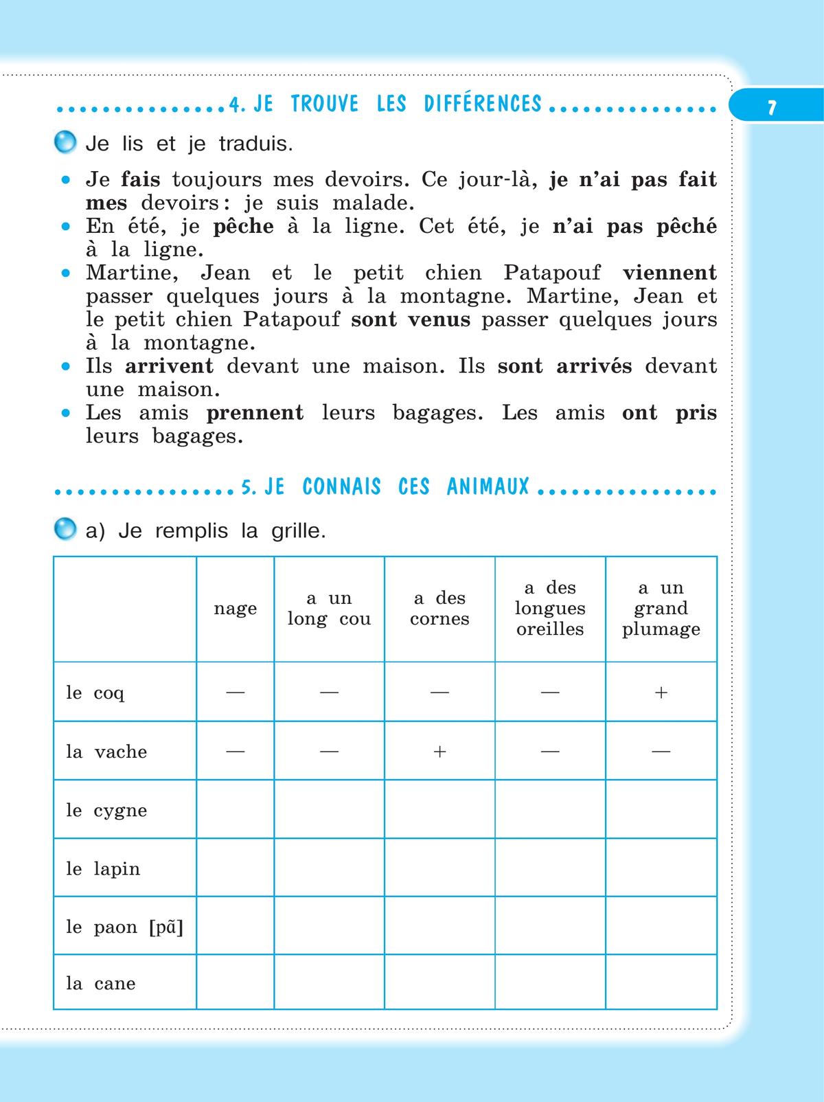 Французский язык. Рабочая тетрадь. 4 класс. 3
