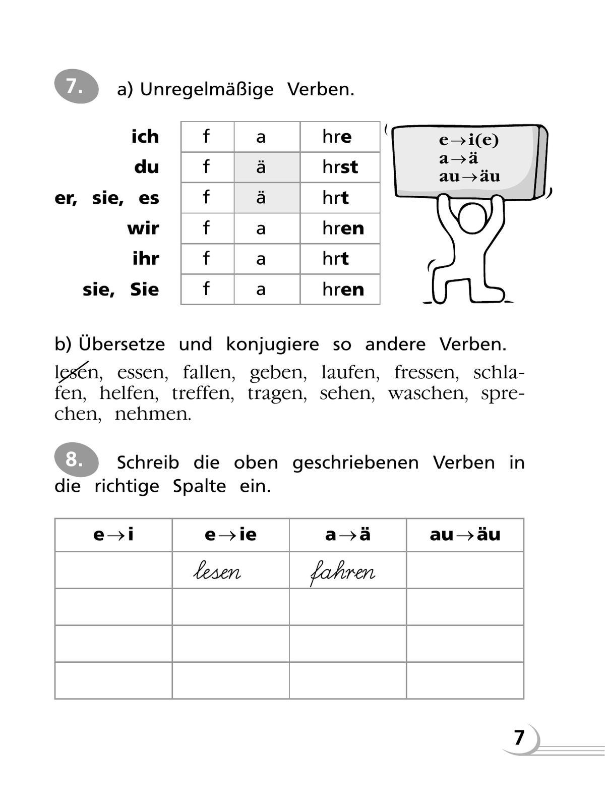 Немецкий язык. Грамматический тренажер. 4 класс 8